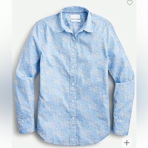 J.Crew Slim-fit shirt in Liberty® Capel floral. Size 00. 100% cotton . New.